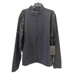 NEW NATHAN SPORTS men's vamos track jacket in black